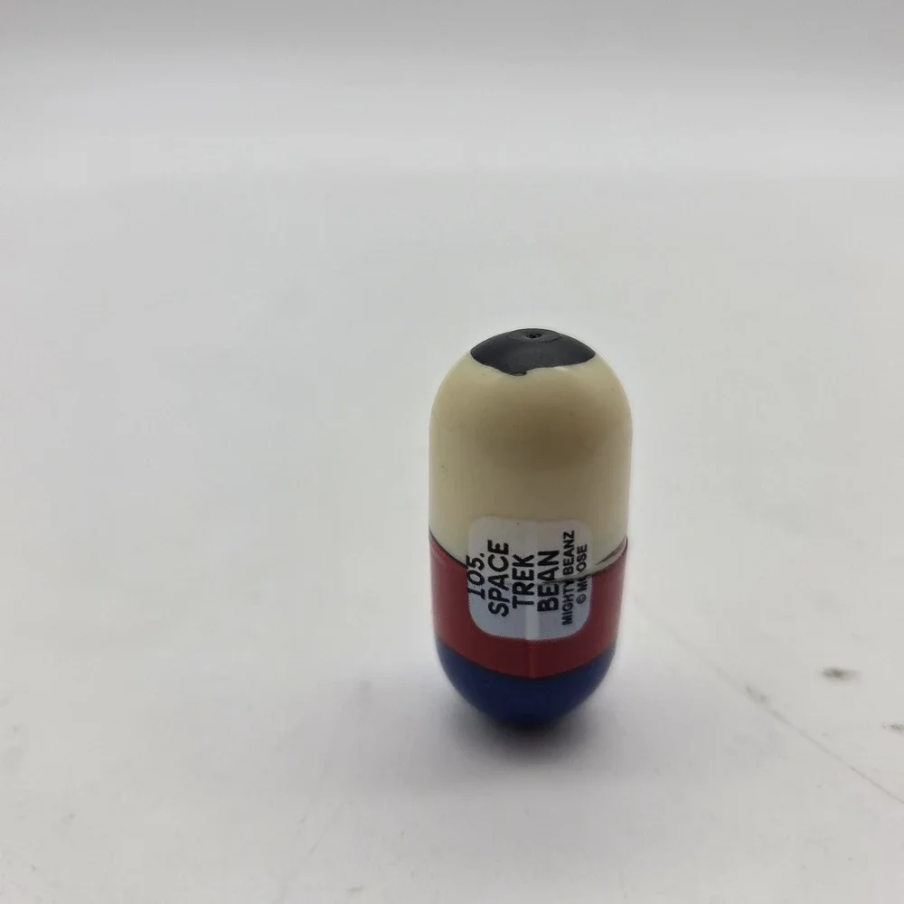 VINTAGE SPIN MASTER 2003 MIGHTY BEANZ SERIES 2 NUMBER 105 SPACE Star TREK BEAN